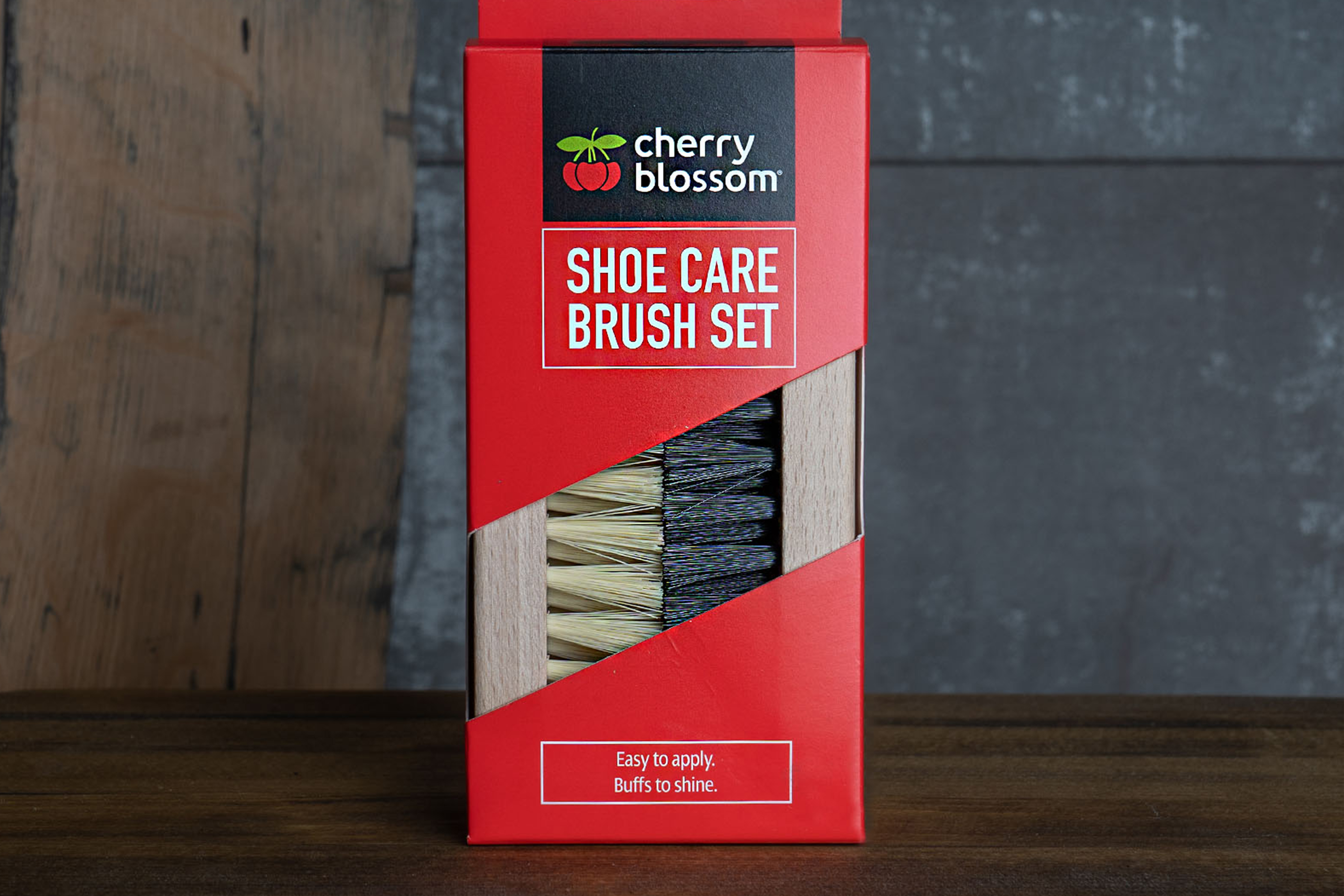 BluntsShoes.com | Shoe Care Brush Set | Cherry Blossom